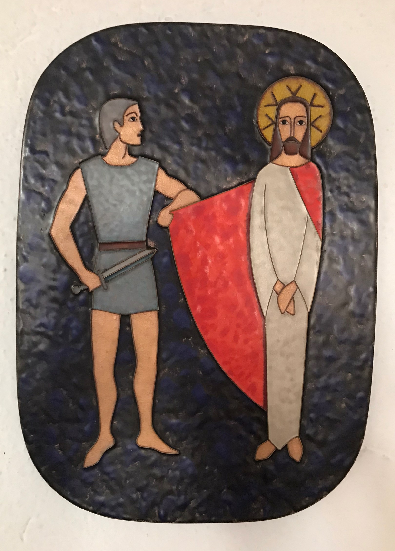 10. Station Jesus wird seiner Kleider beraubt