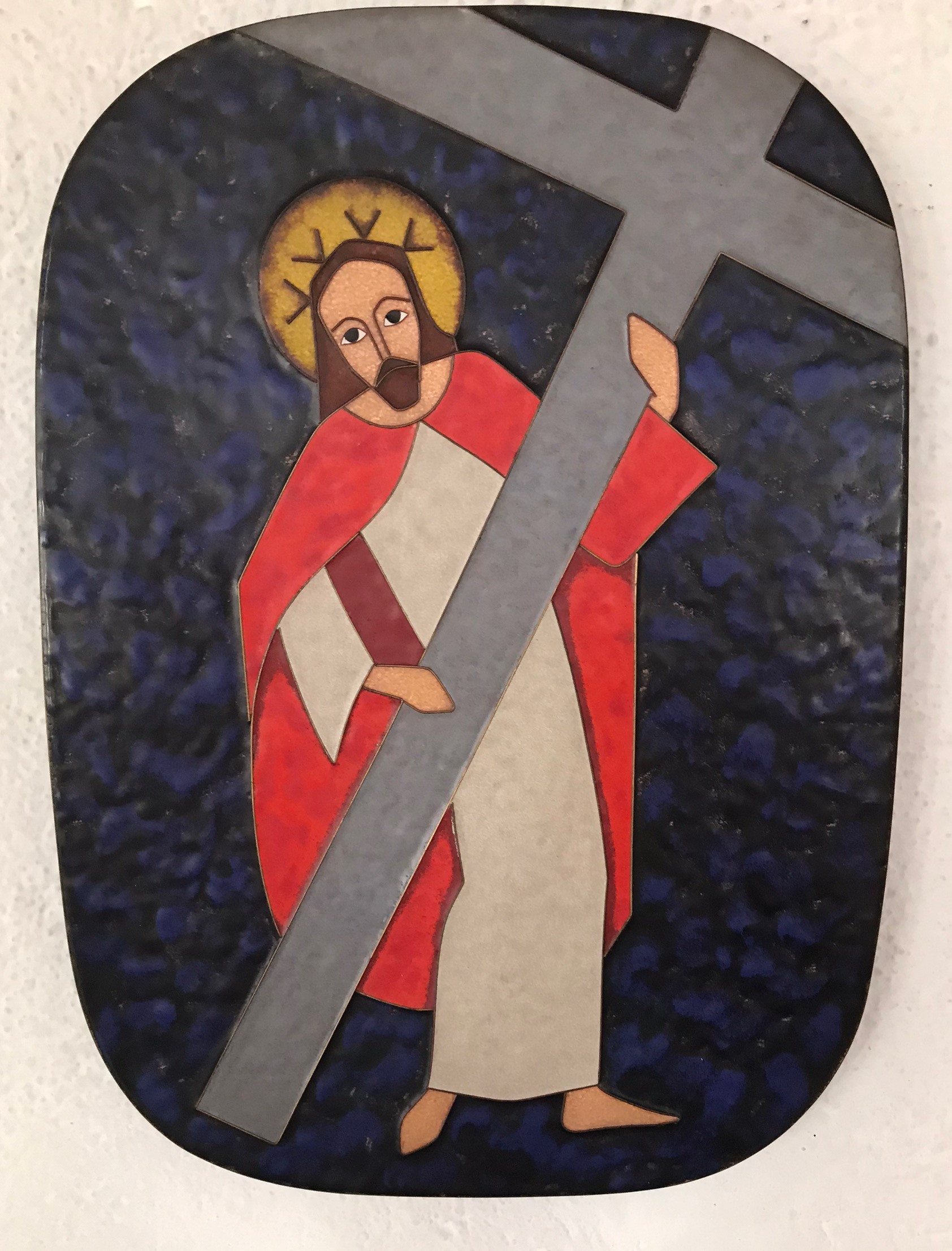 2. Station Jesus trägt sein Kreuz
