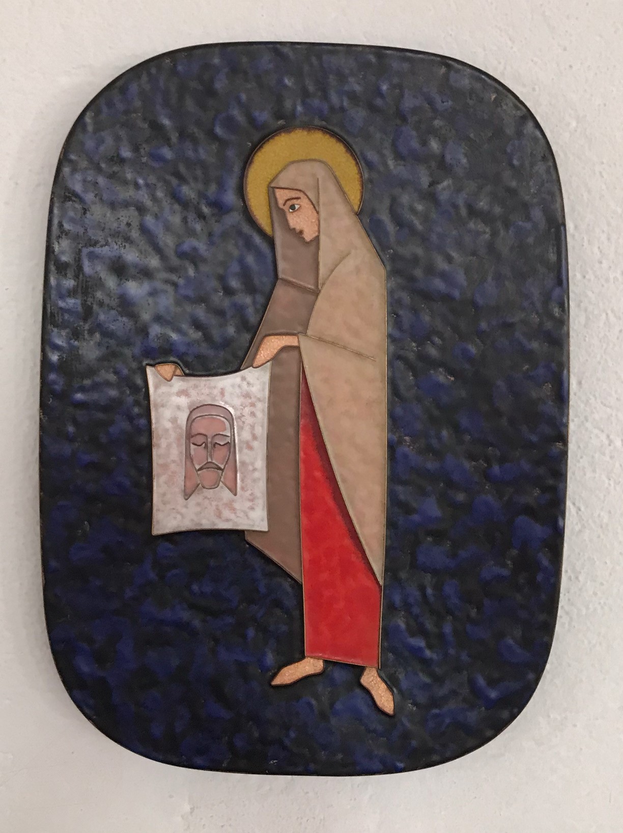6. Station Veronika reicht Jesus das Schweißtuch