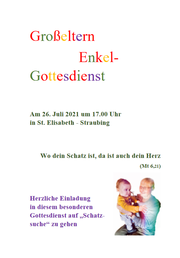 Großeltern Enkel Gottesdienst