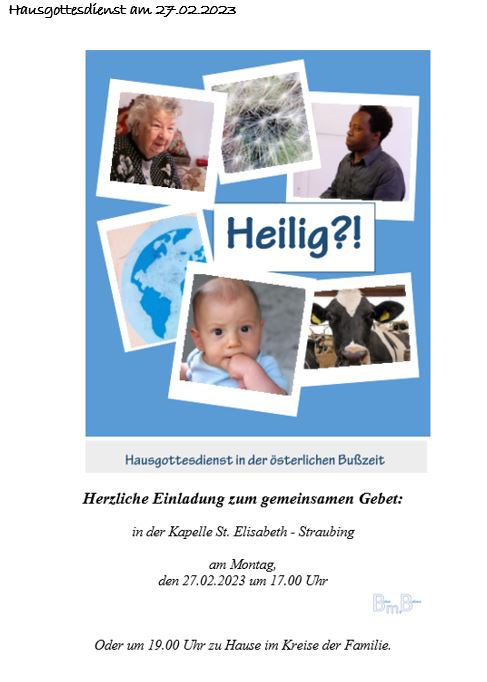 Hausgottesdienst