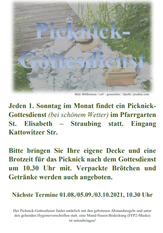 Plakat Picknickgottesdienst 1