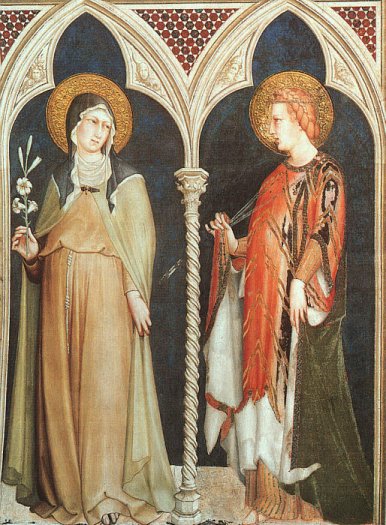 Elisabeth und Klara von Assisi