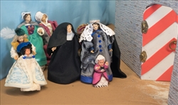 Elisabeth, Äbtissin, Kinder und Hofdamen