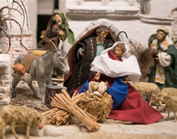 Hl. Familie und Hirten